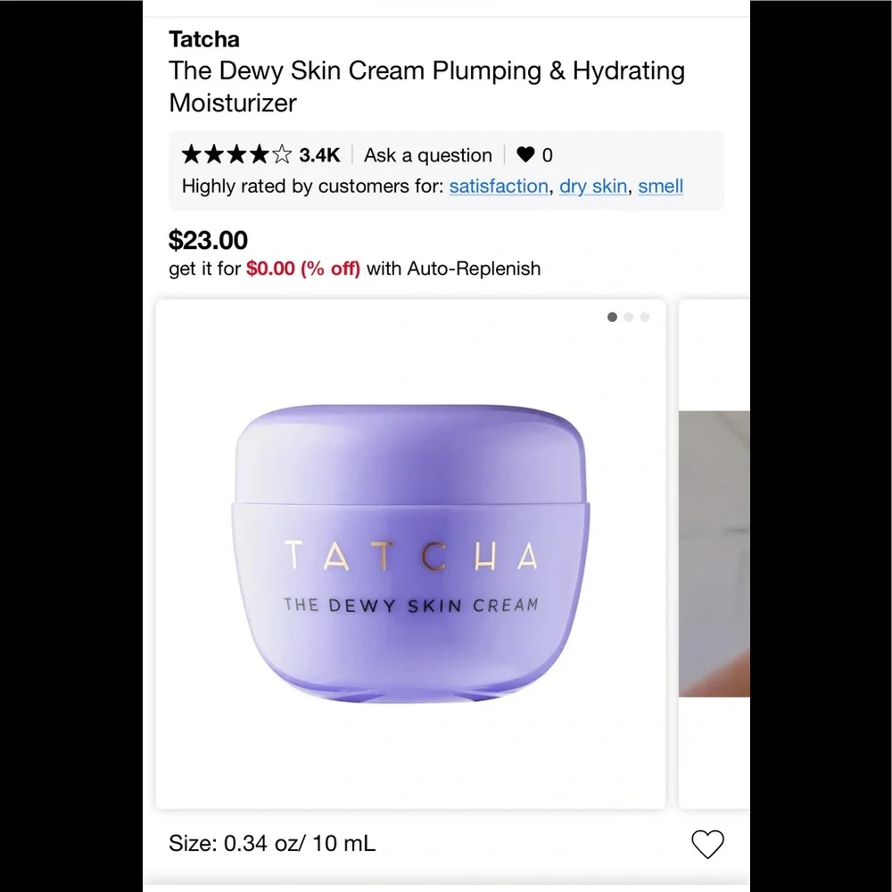 Tatcha quantity never